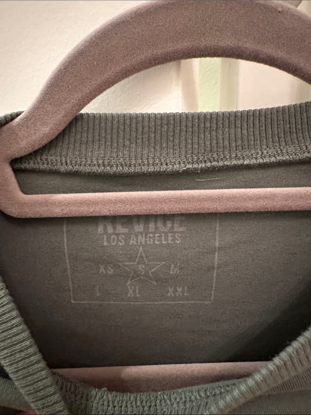 REVICE Olive Green Graphic Crop Top - Picture 2 of 3